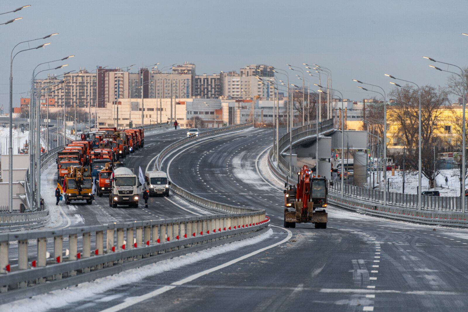 В Москве открыта одна из основных эстакад Северо-Восточной хорды | Время  России